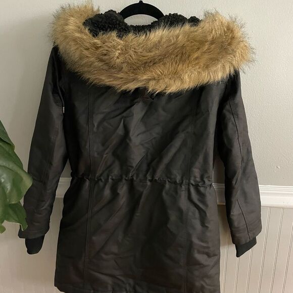 J. Crew Perfect Winter Parker Waterproof Primaloft Women's Size XS Petite Black - Picture 10 of 12